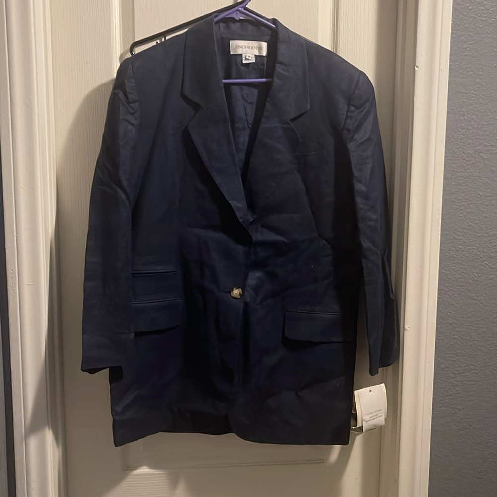 Size 14 NWT Jones NY Navy Blazer